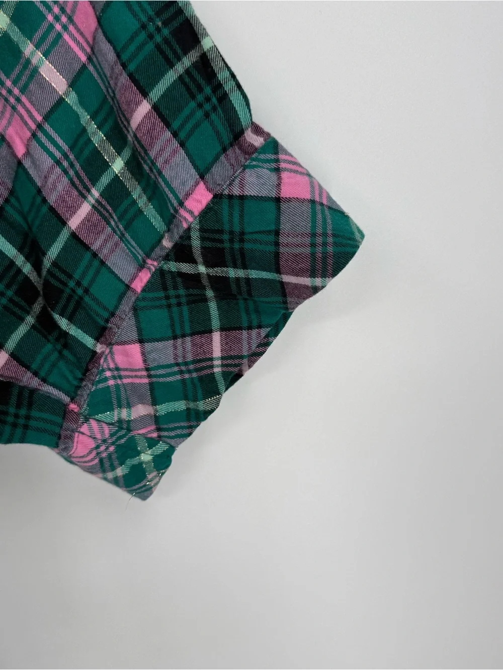Victoria’s Secret Pajama Set Size 2X Plaid 2 Piece Women’s Button Up Flannel